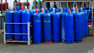 Pfandflaschen Flüssiggas